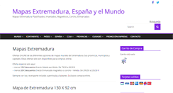 Desktop Screenshot of mapasextremadura.com