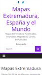 Mobile Screenshot of mapasextremadura.com