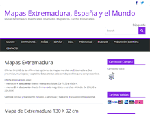 Tablet Screenshot of mapasextremadura.com